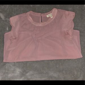 Dress up pink blouse